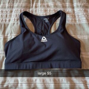 Reebok Women's Dark Sports Bra